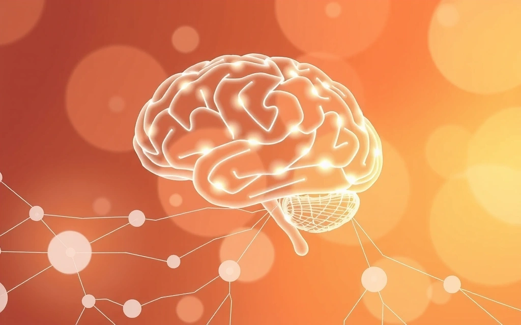 Abstrakcyjne przedstawienie mózgu i układu nerwowego, symbolizujące wpływ witamin B na funkcje poznawcze i neurologiczne